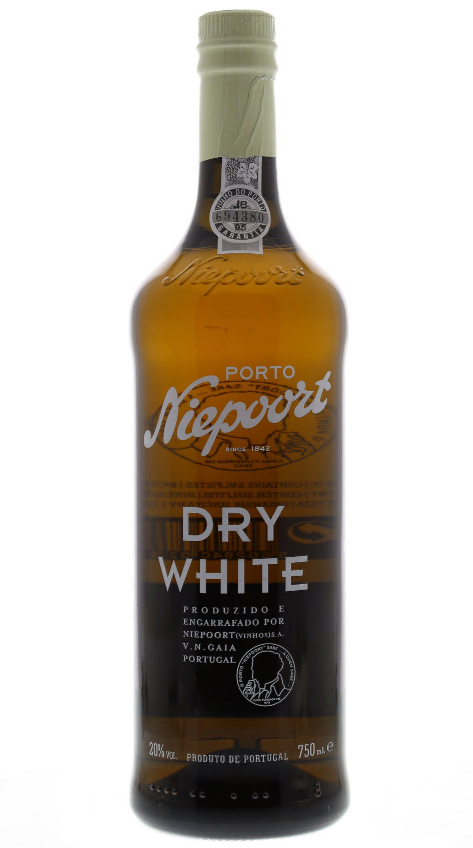 Niepoort Dry White Port  Front Bottle Shot
