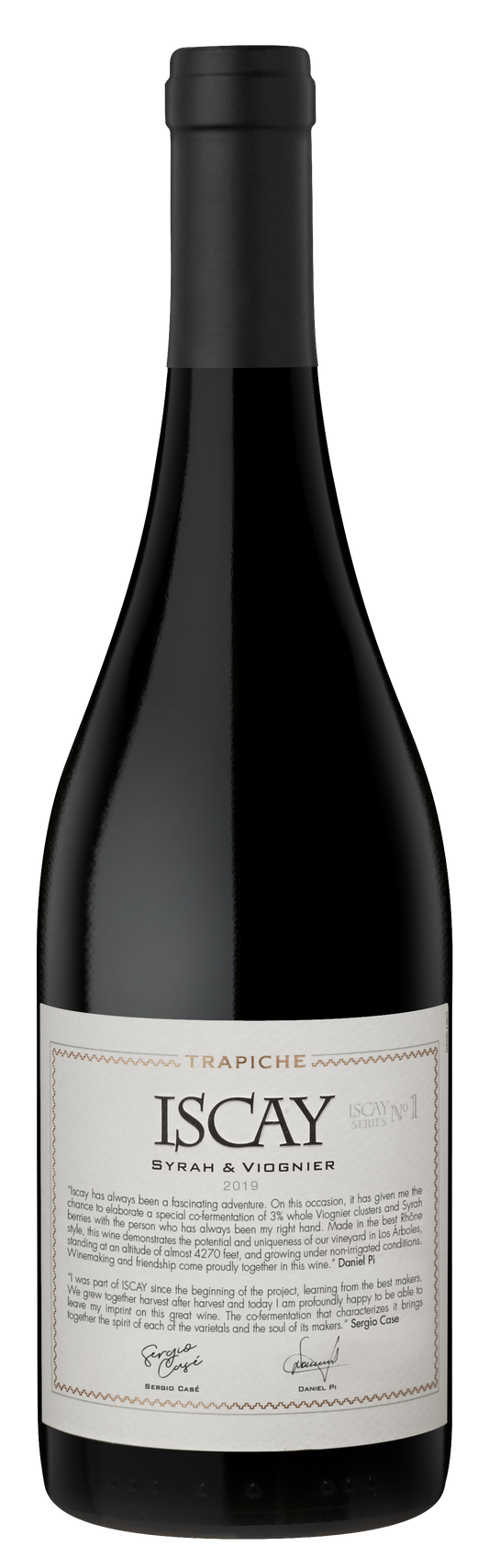 Trapiche Iscay Syrah-Viognier 2019  Front Bottle Shot