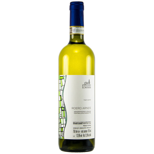 Giovanni Almondo Vigne Sparse Arneis 2023  Front Bottle Shot