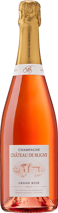 Chateau de Bligny Brut Grand Rose  Front Bottle Shot