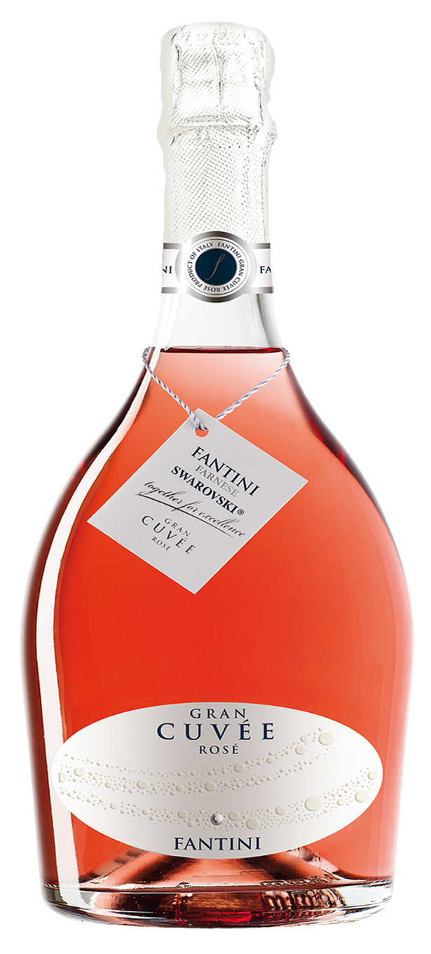 Fantini Gran Cuvee Rose Vino Spumante Brut  Front Bottle Shot