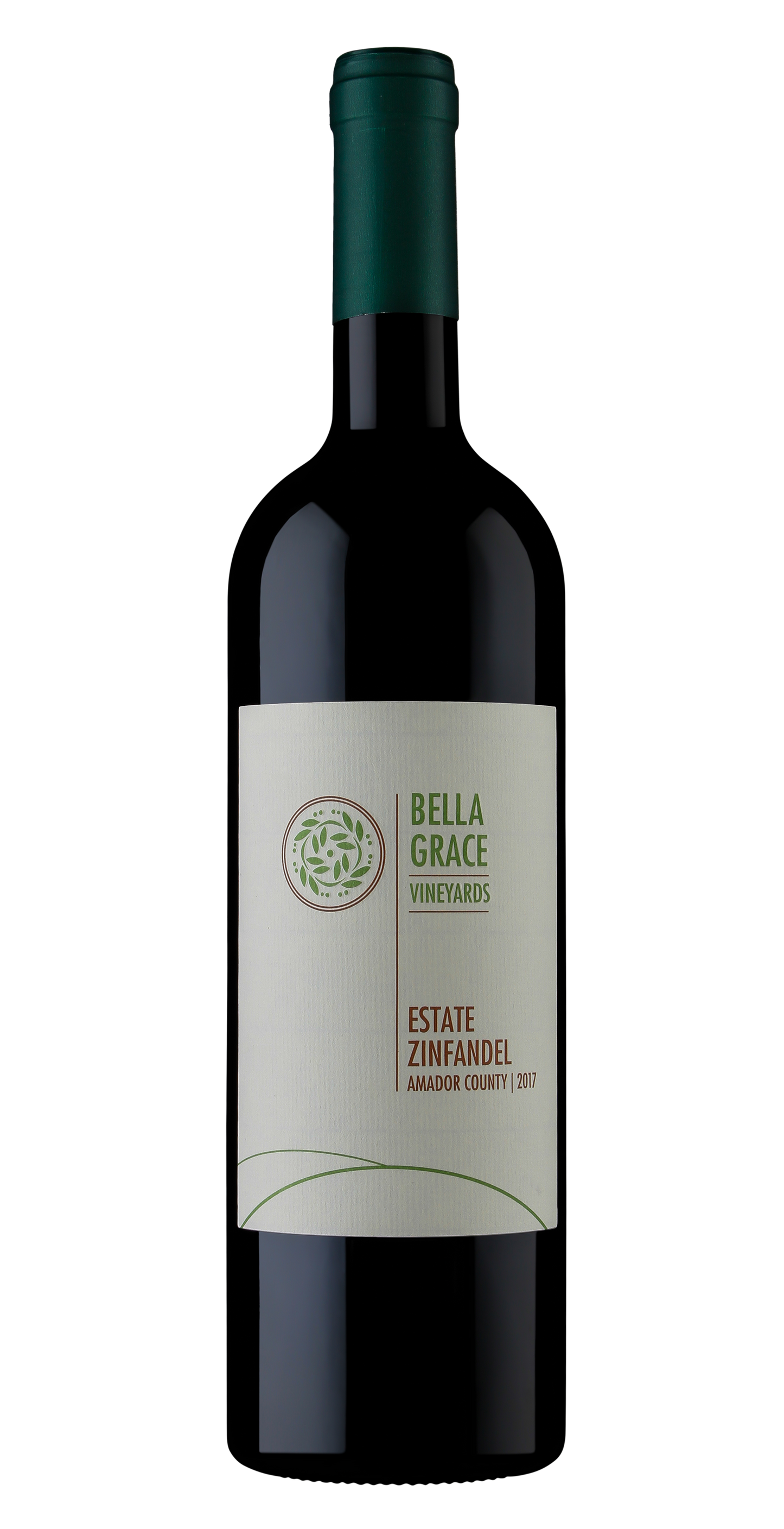 BellaGrace Vineyards Estate Zinfandel 2019  Front Bottle Shot