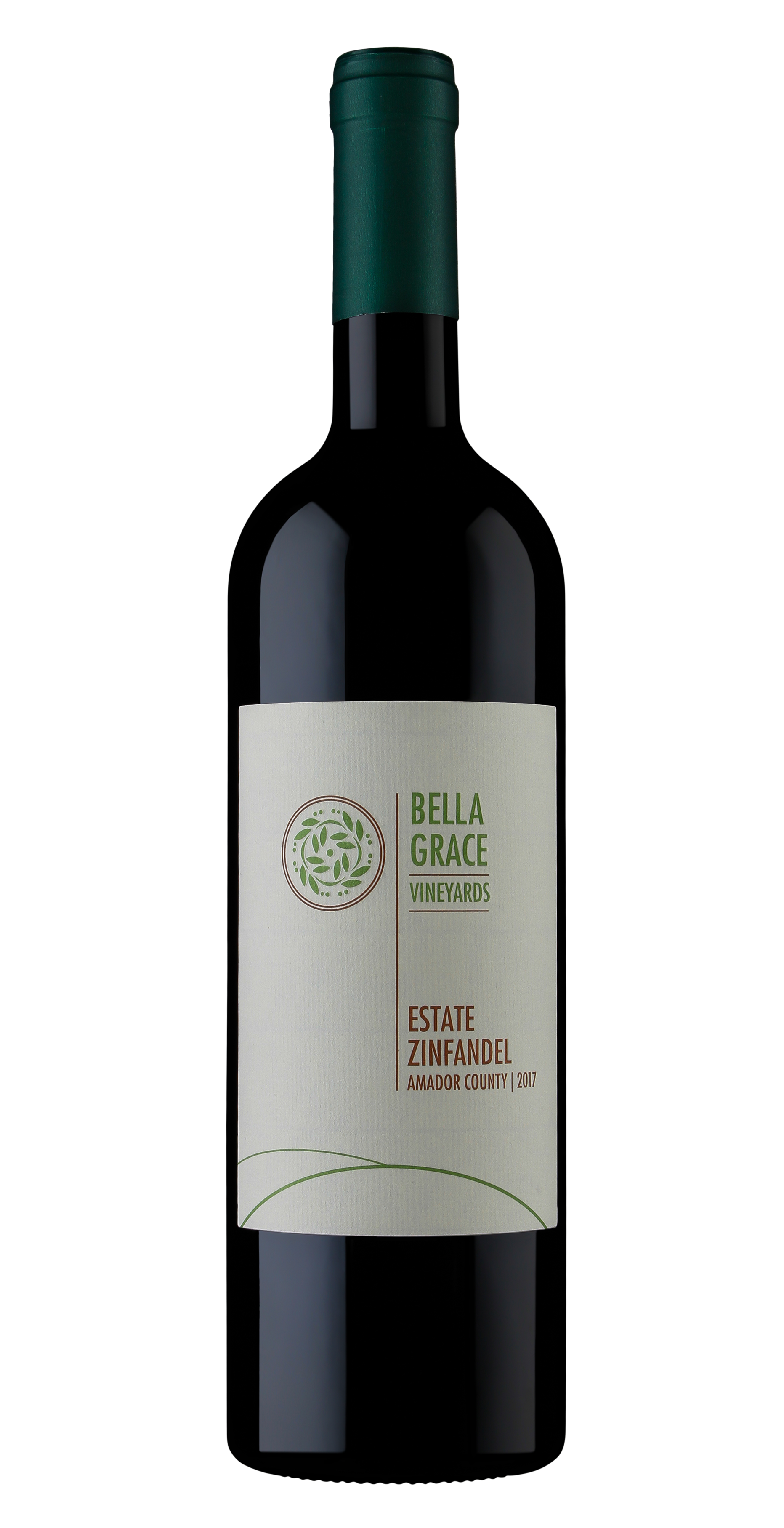 BellaGrace Vineyards Estate Zinfandel 2019  Front Bottle Shot