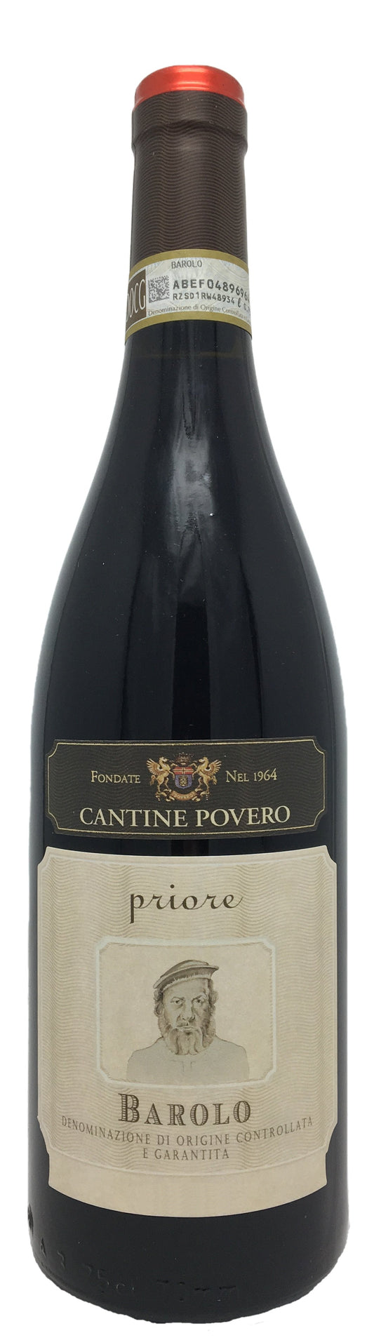 Cantine Povero Barolo Priore 2019  Front Bottle Shot