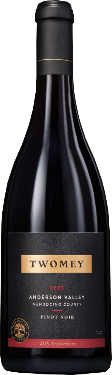 Twomey Anderson Valley Pinot Noir 2022  Front Bottle Shot