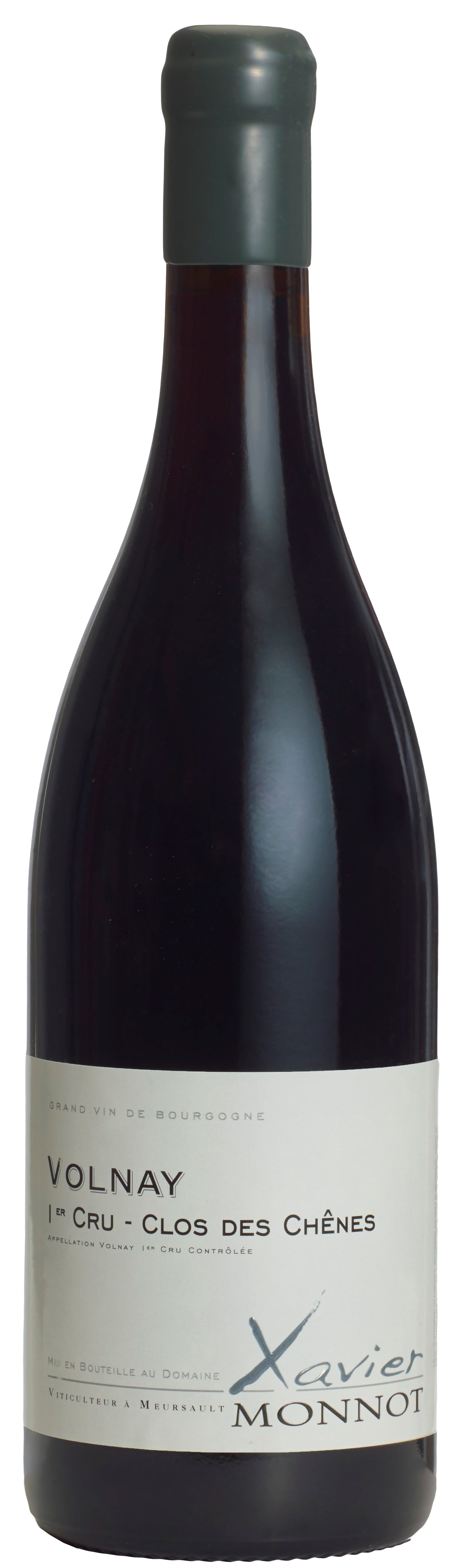 Xavier Monnot Volnay Clos des Chenes Premier Cru 2021  Front Bottle Shot