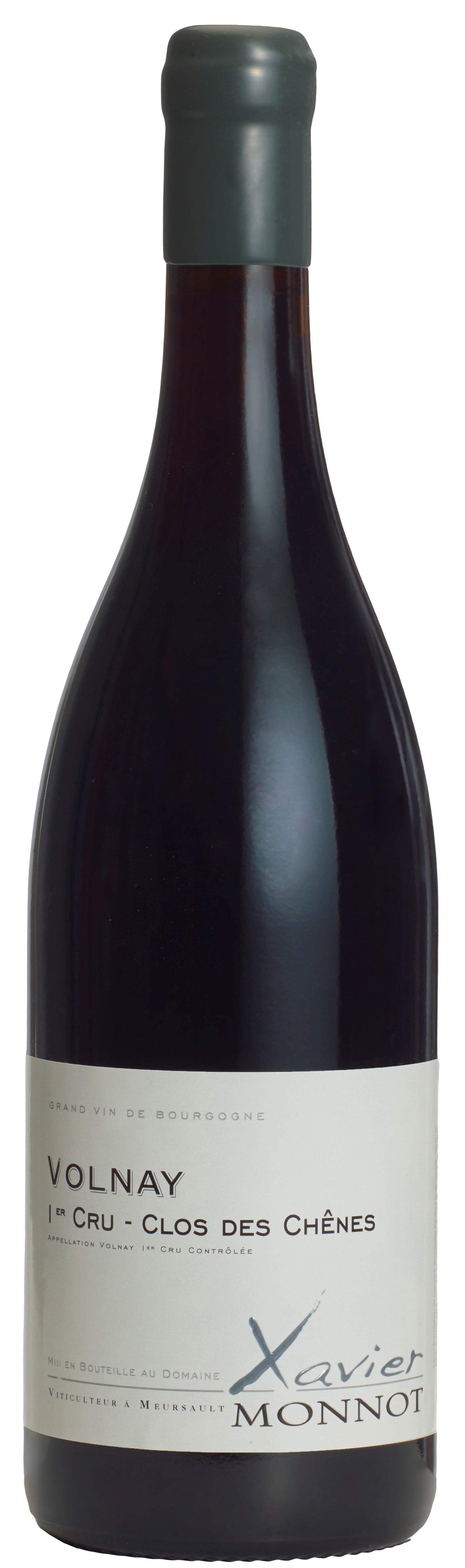 Xavier Monnot Volnay Clos des Chenes Premier Cru 2021  Front Bottle Shot