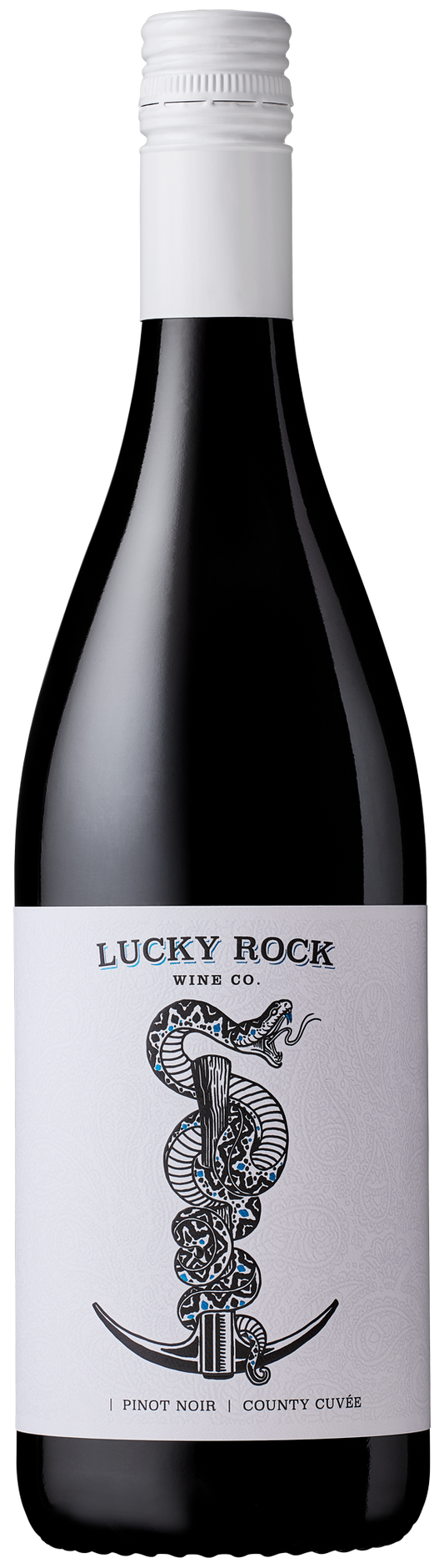 Lucky Rock Wine Co. Pinot Noir 2021  Front Bottle Shot
