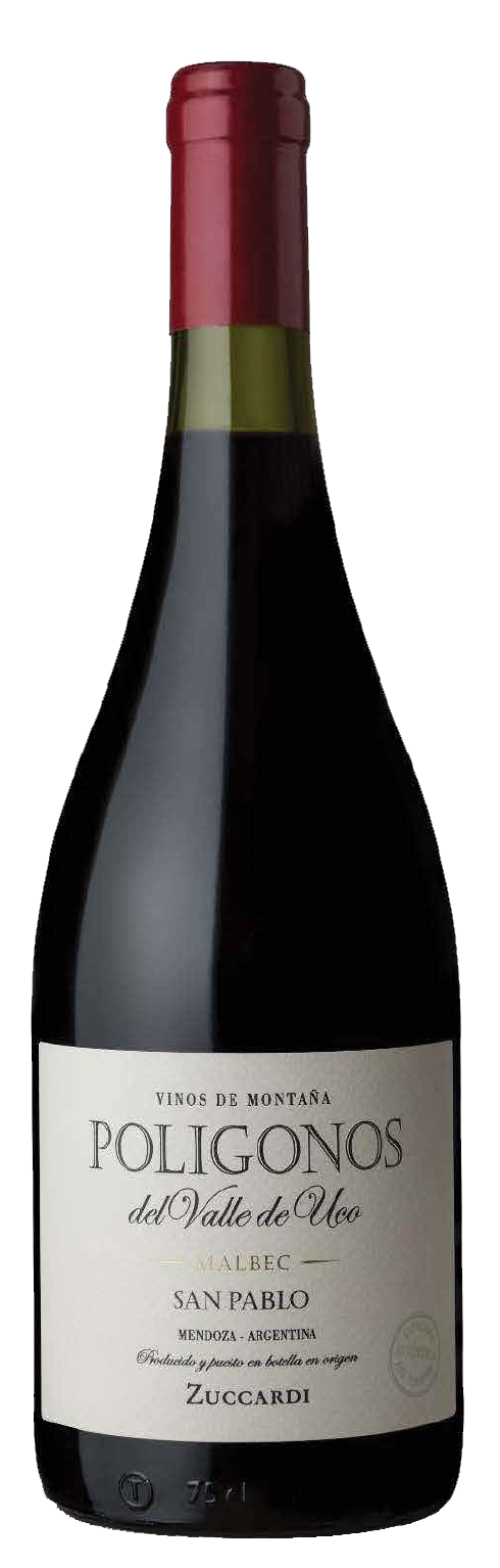 Zuccardi Poligonos del Valle de Uco San Pablo Malbec 2020  Front Bottle Shot