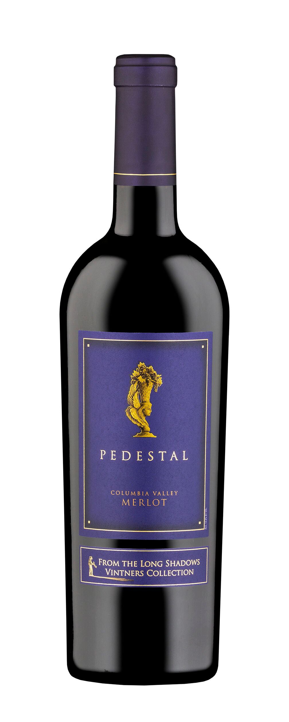 Long Shadows Vintners Pedestal Merlot 2019  Front Bottle Shot