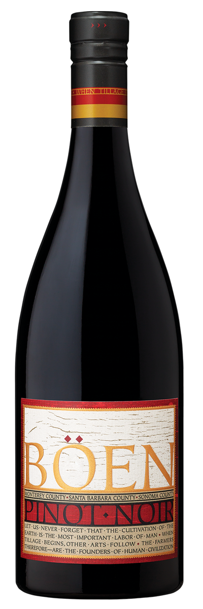 Boen Pinot Noir 2022  Front Bottle Shot