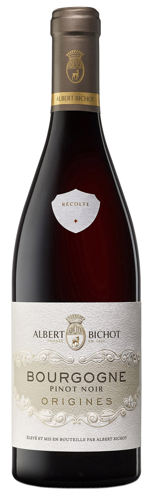 Albert Bichot Bourgogne Origines Pinot Noir 2023  Front Bottle Shot