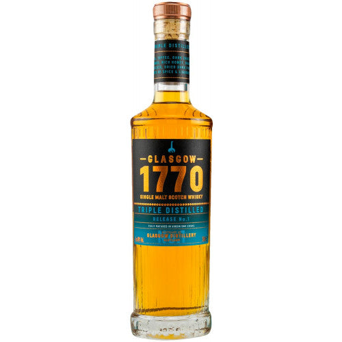Glasgow 1770 Triple Distilled Release No. 1 Single Malt Scotch Whisky