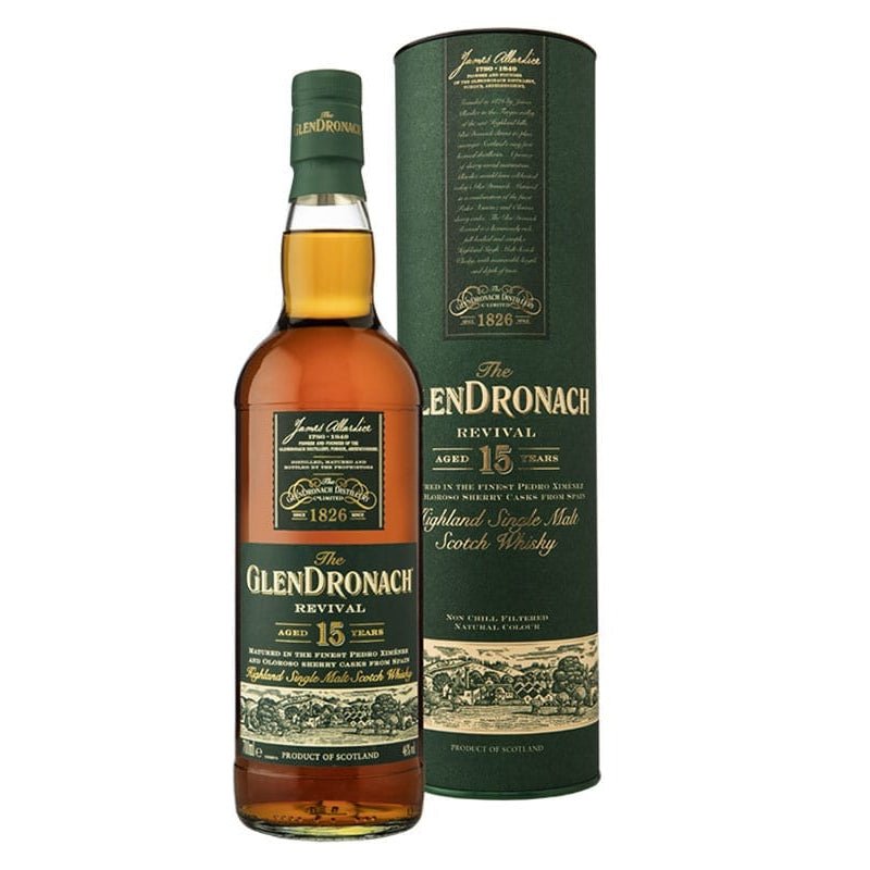 Glendronach Single Malt Scotch Whisky 15 Year 750ml