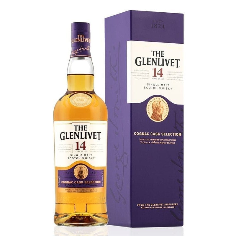 Glenlivet 14 Year Cognac Cask Selection Scotch 750ml
