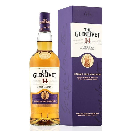 Glenlivet 14 Year Cognac Cask Selection Scotch 750ml