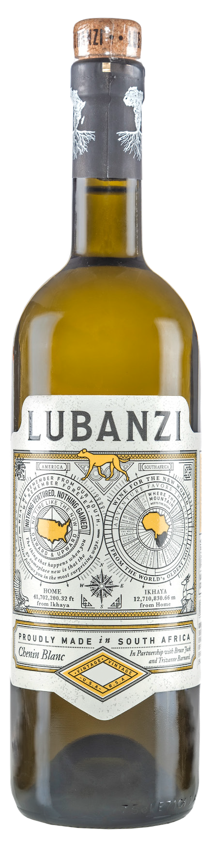 Lubanzi Chenin Blanc 2024  Front Bottle Shot