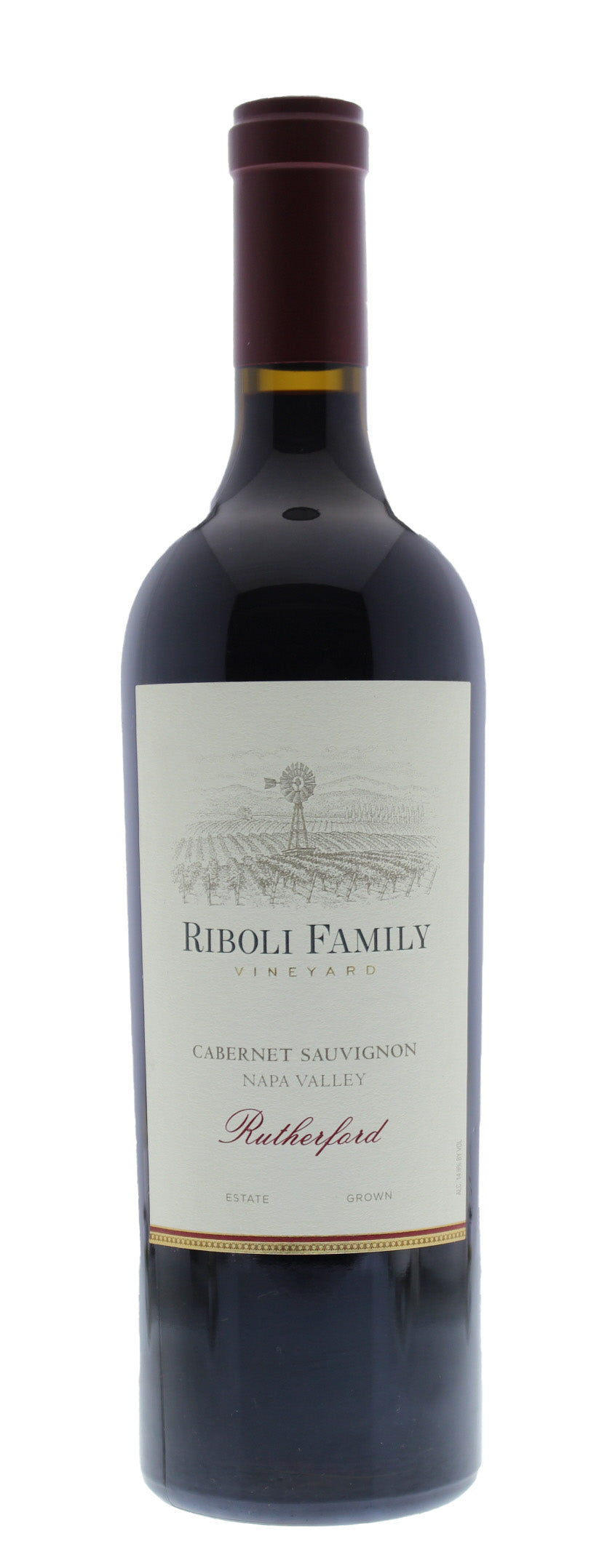 Riboli Family Cabernet Sauvignon 2017  Front Bottle Shot