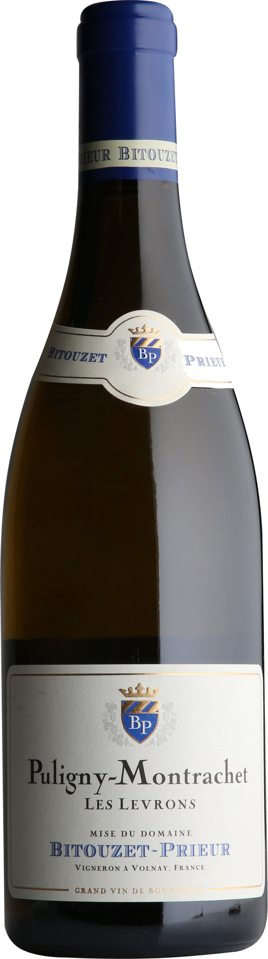 Domaine Bitouzet-Prieur Puligny Montrachet Les Levrons 2021  Front Bottle Shot
