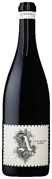 Antiquum Farm Luxuria Pinot Noir 2021  Front Bottle Shot