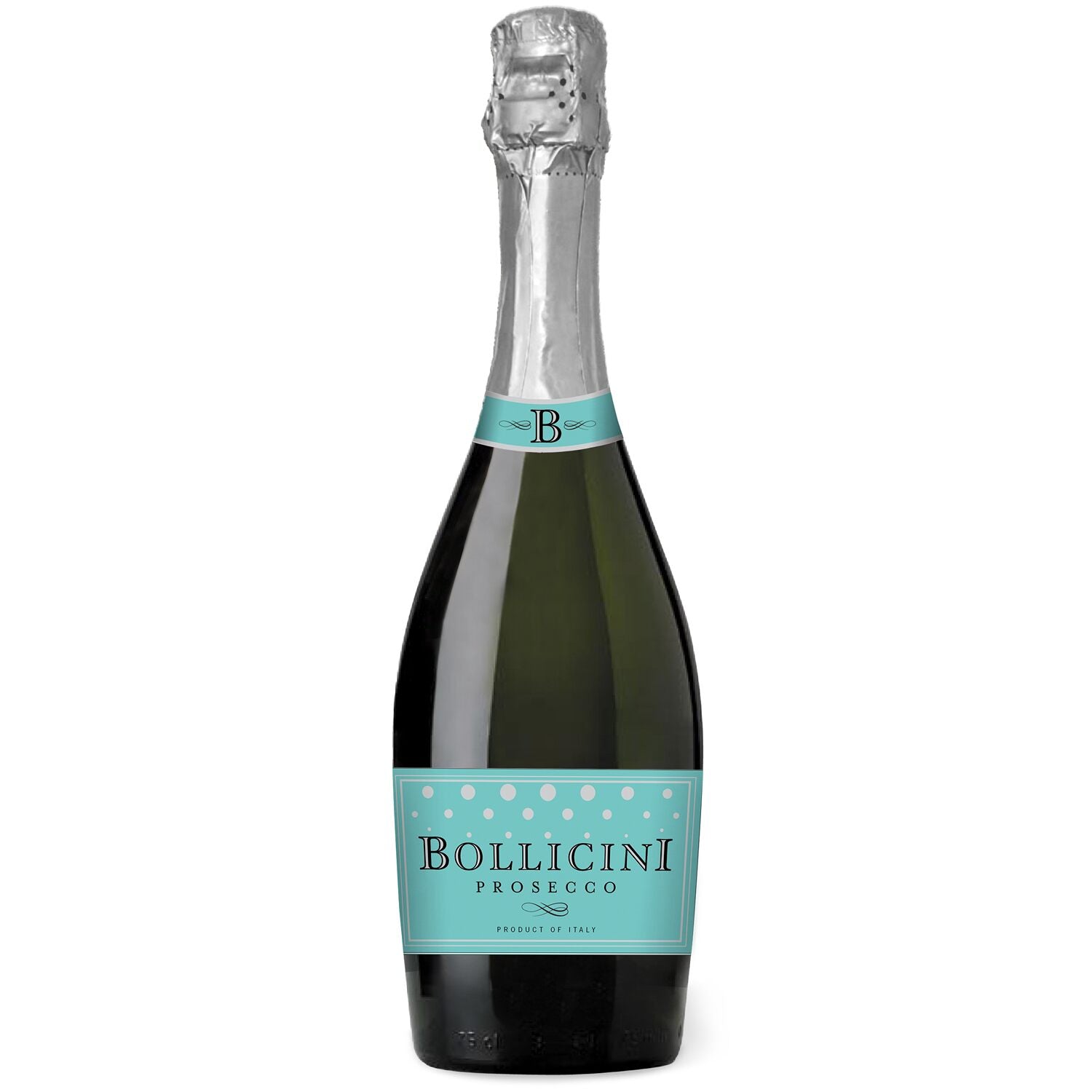 Bollicini Prosecco  Front Bottle Shot