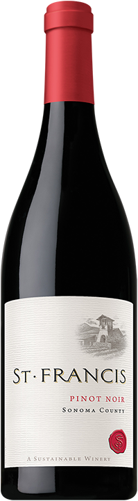 St. Francis Sonoma County Pinot Noir 2022  Front Bottle Shot