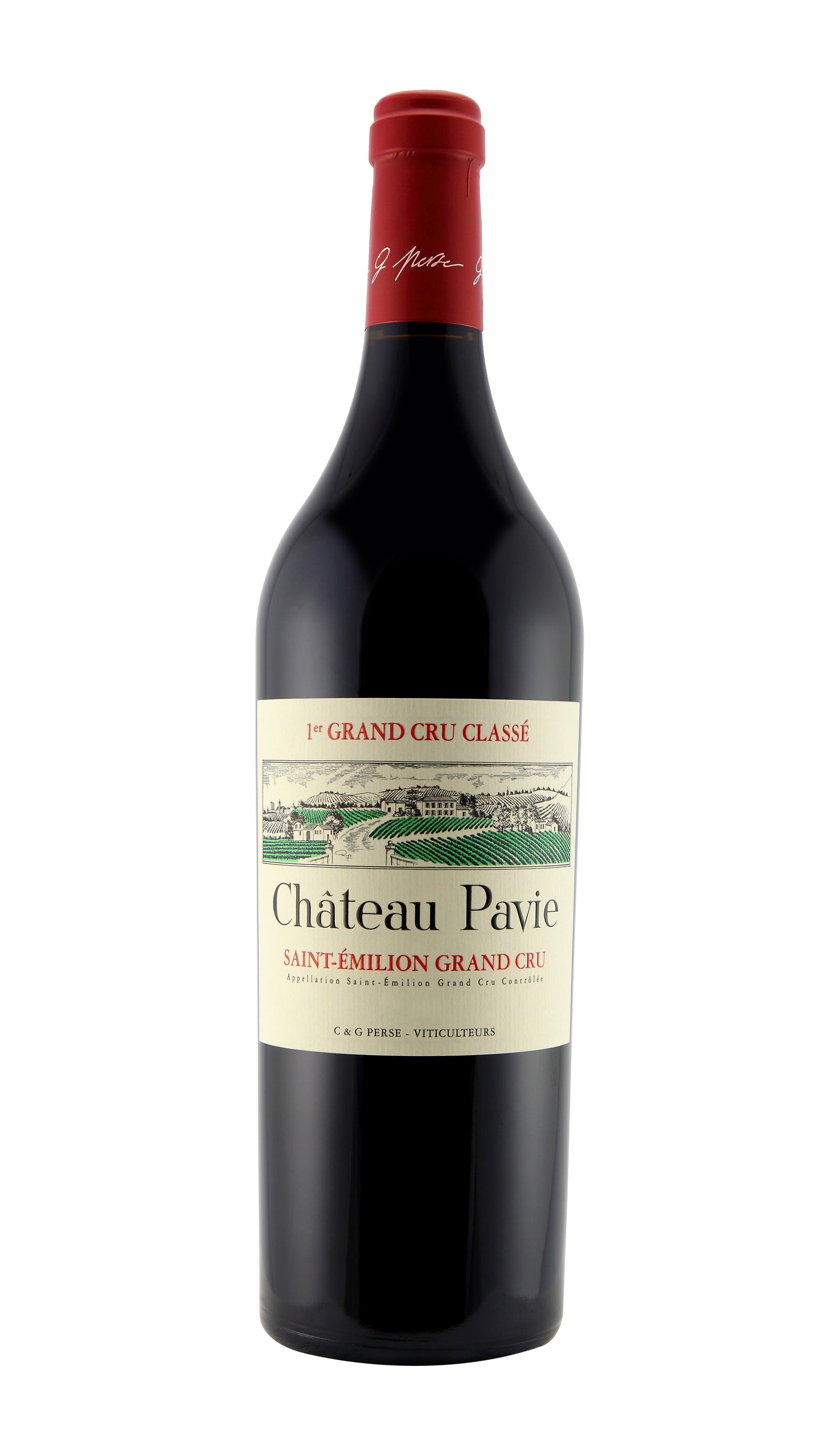 Chateau Pavie  2010  Front Bottle Shot