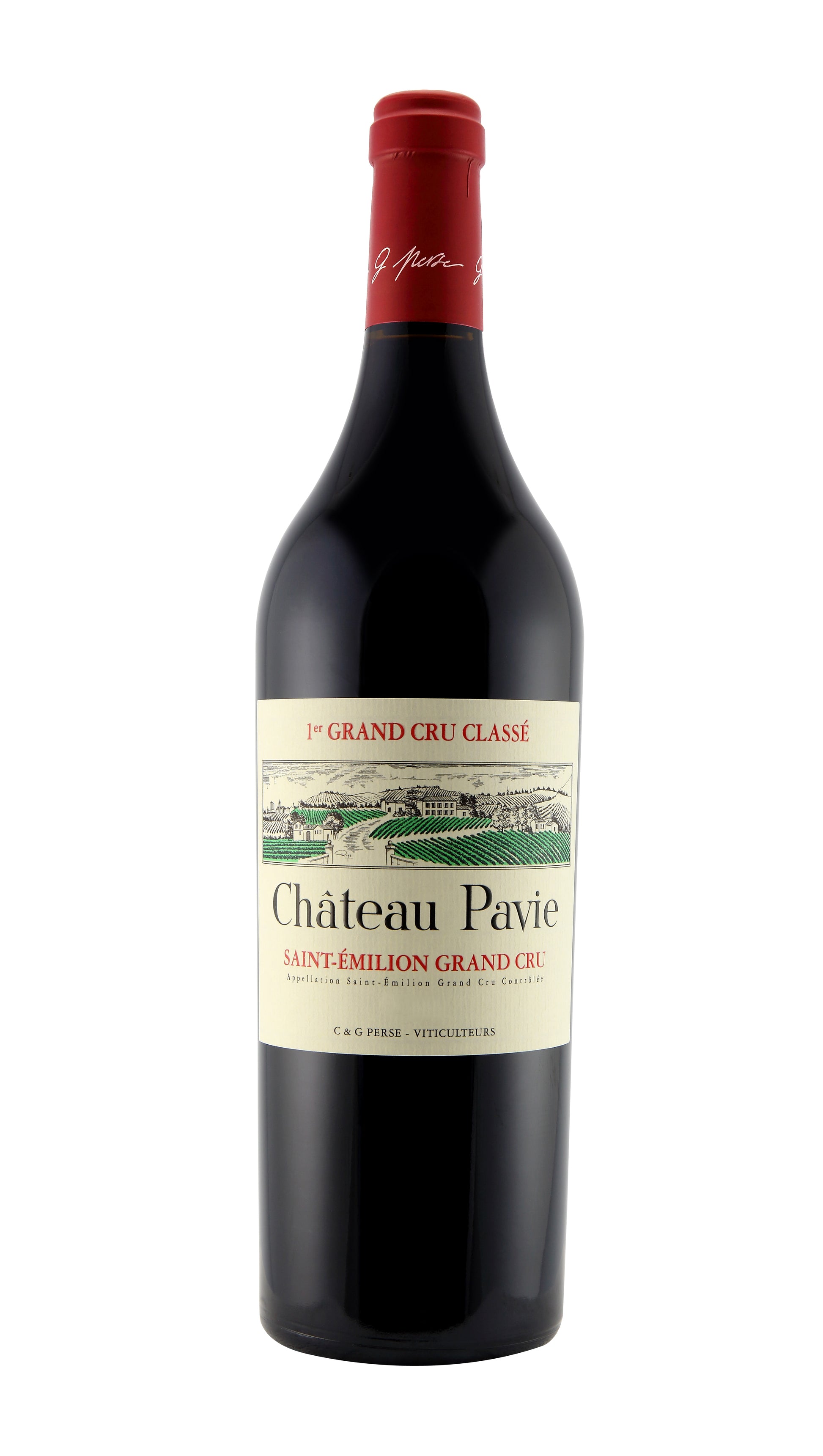 Chateau Pavie  2010  Front Bottle Shot
