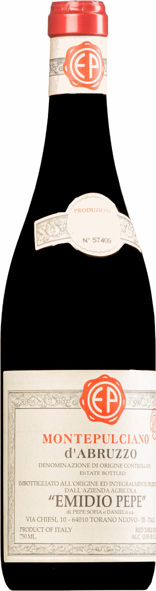 Emidio Pepe Montepulciano d'Abruzzo Vecchie Vigne 2000  Front Bottle Shot