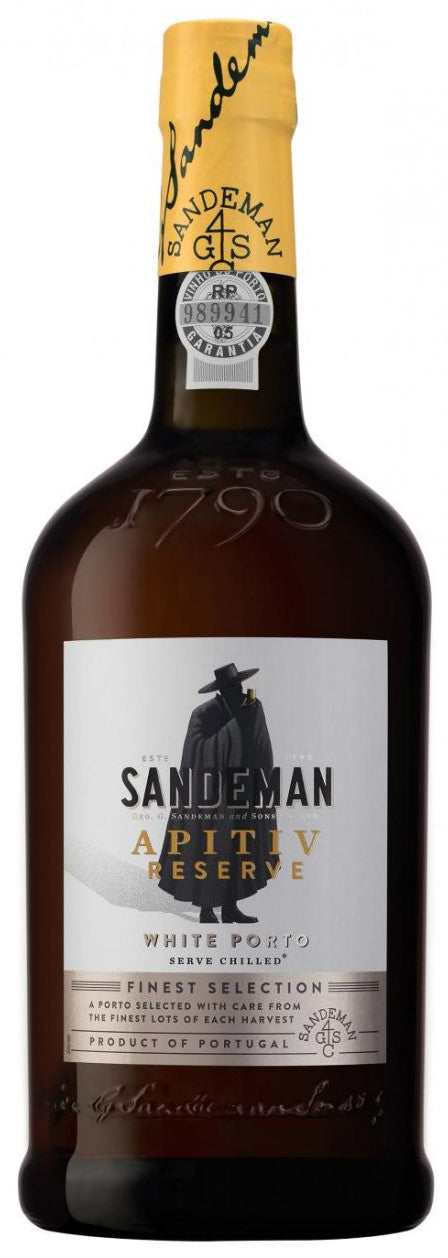 Sandeman Apitiv Reserve White Port  Front Bottle Shot