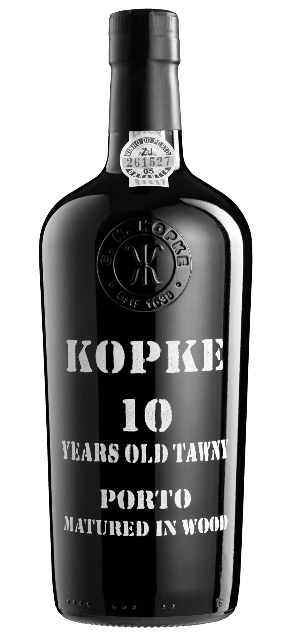 Kopke 10 Year Tawny Port  Front Bottle Shot