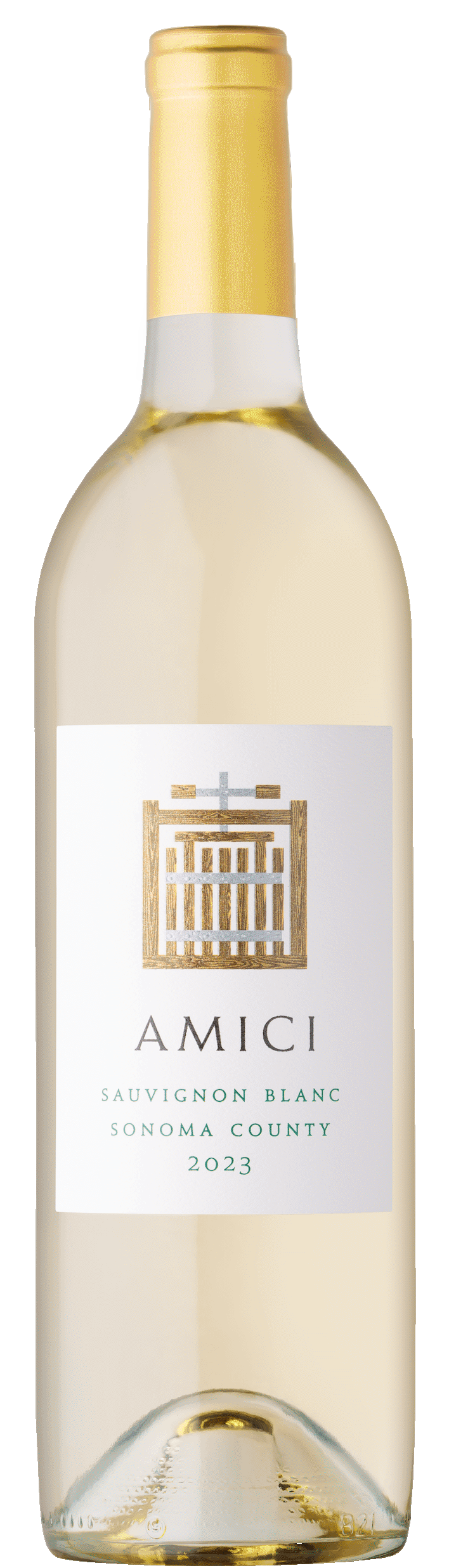 Amici Sonoma County Sauvignon Blanc 2023  Front Bottle Shot