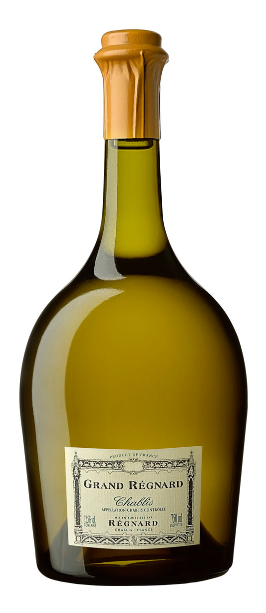 Regnard Chablis Grand Regnard 2023  Front Bottle Shot