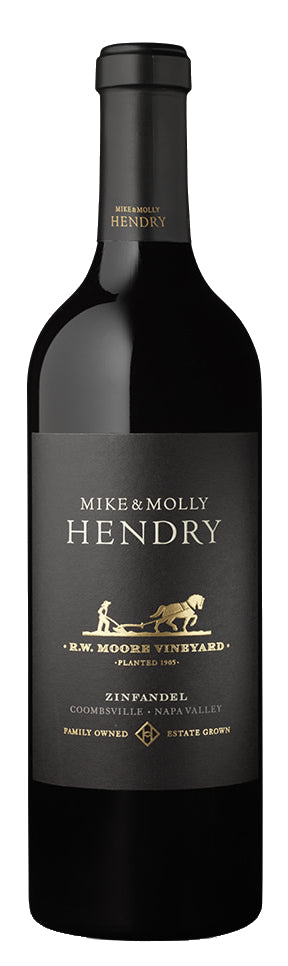 Mike and Molly Hendry R.W. Moore Vineyard Zinfandel 2021  Front Bottle Shot