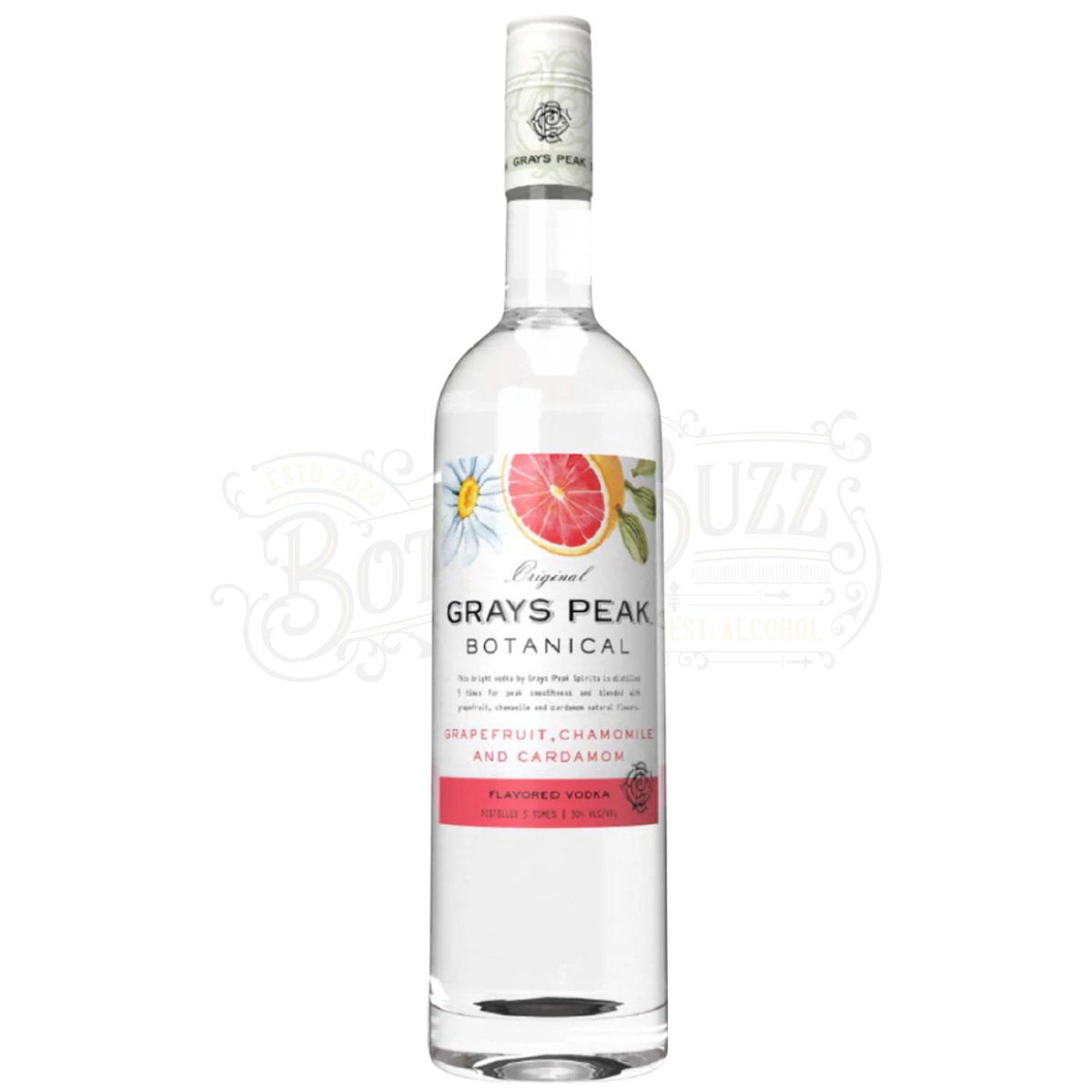 Grays Peak Grapefruit Cham Card Vodka