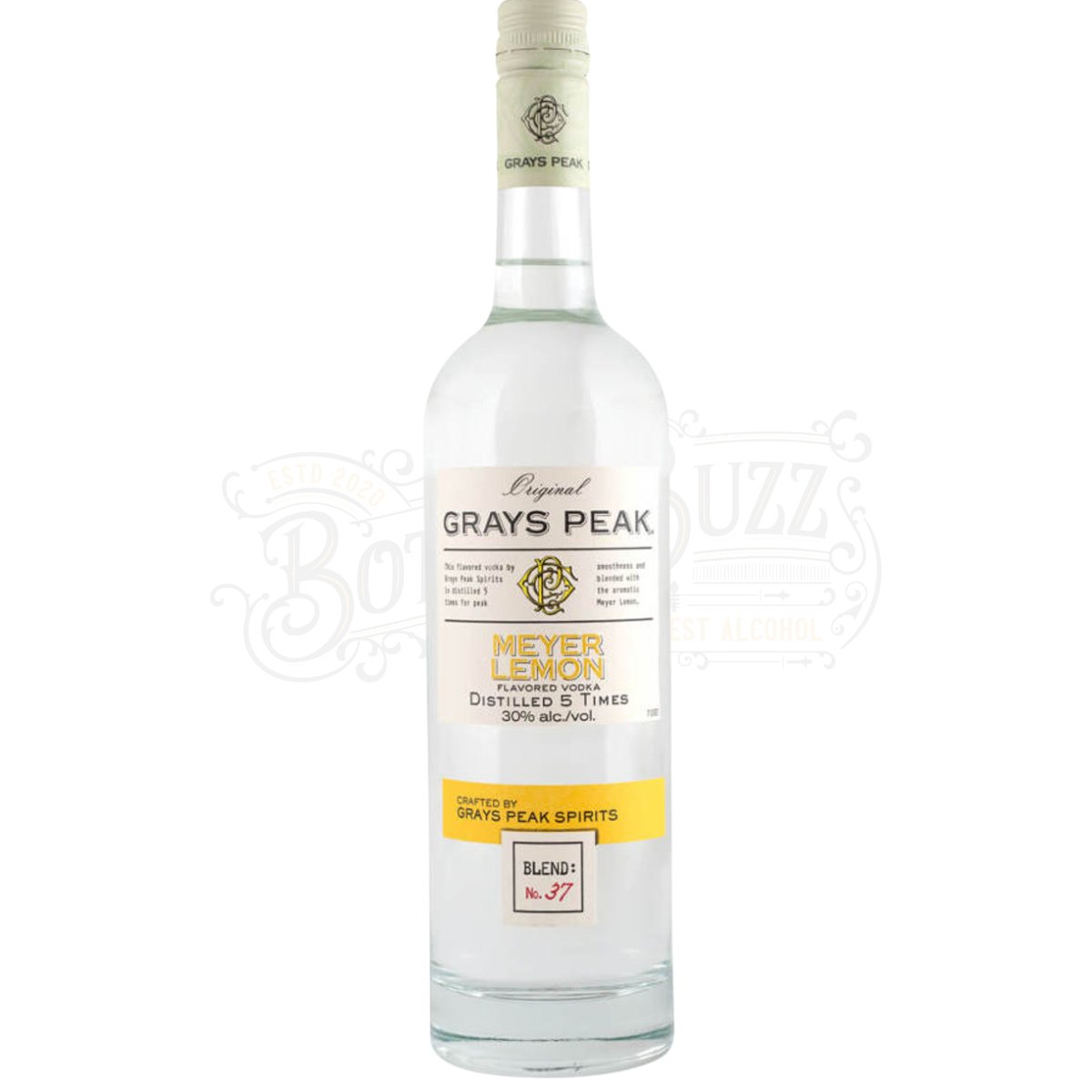 Grays Peak Meyer Lemon Vodka