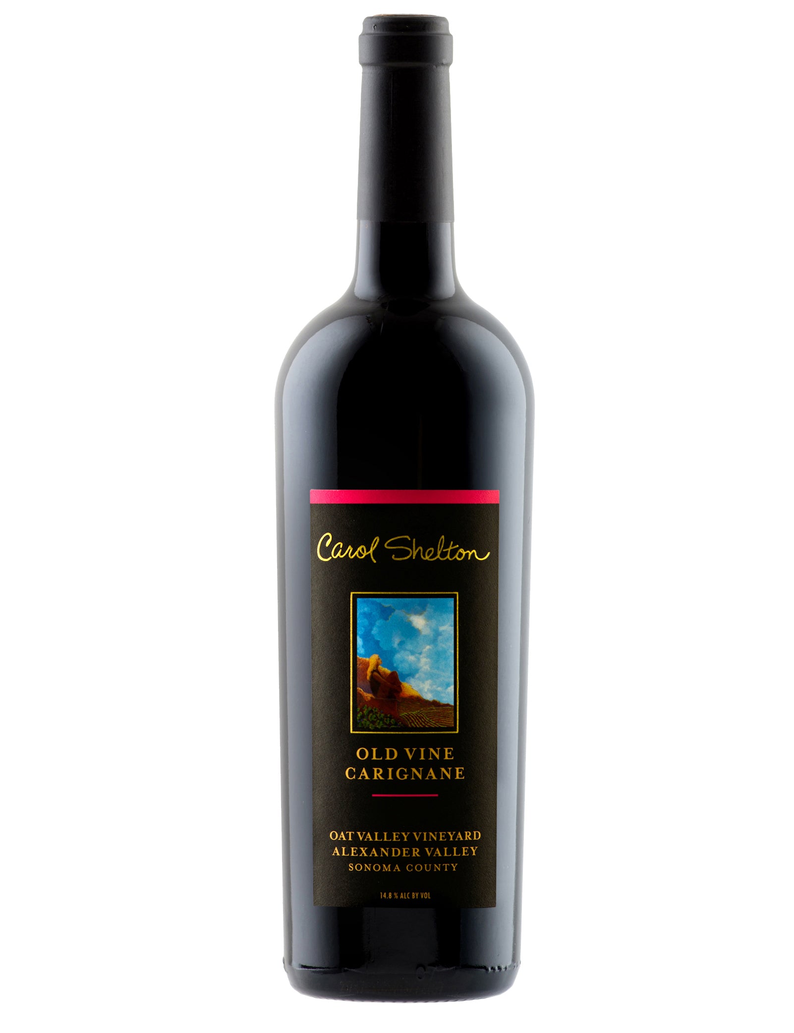 Carol Shelton Oat Valley Carignane 2019  Front Bottle Shot