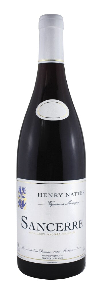 Henry Natter Sancerre Rouge 2022  Front Bottle Shot