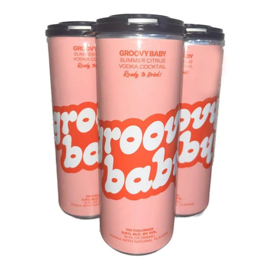 Groovy Baby Summer Citrus Cocktail Vodka 4/355ml