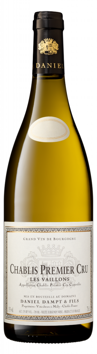 Daniel Dampt Chablis Les Vaillons Premier Cru 2022  Front Bottle Shot