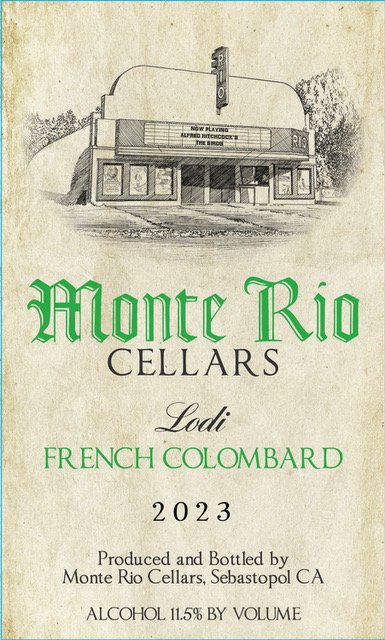Monte Rio French Colombard 2023