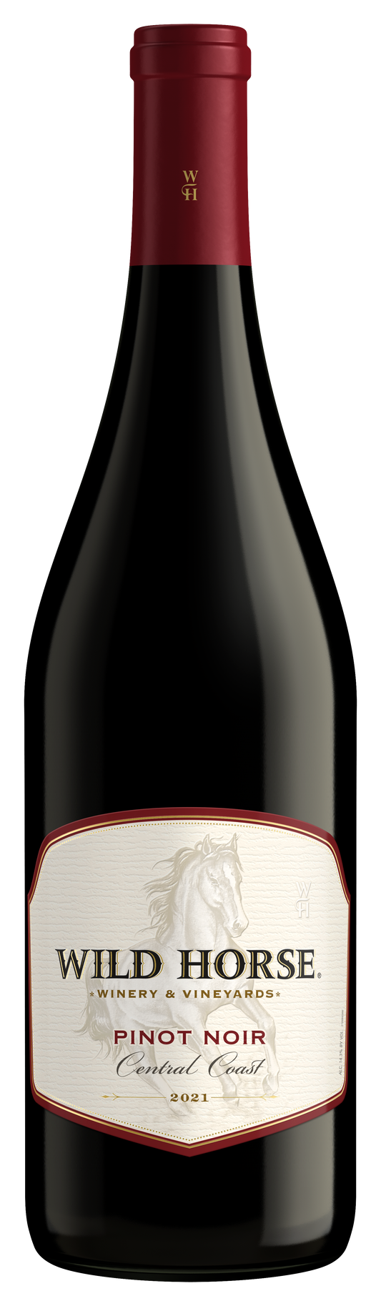 Wild Horse Pinot Noir 2021  Front Bottle Shot