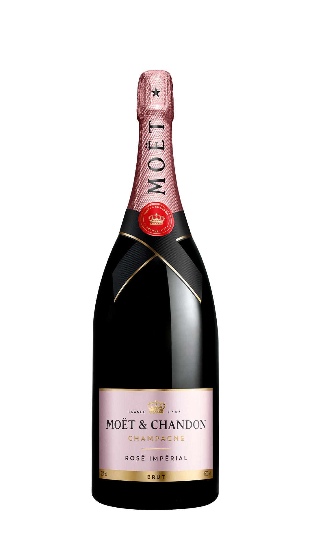 Moet & Chandon Rose Imperial (1.5 Liter Magnum)  Front Bottle Shot