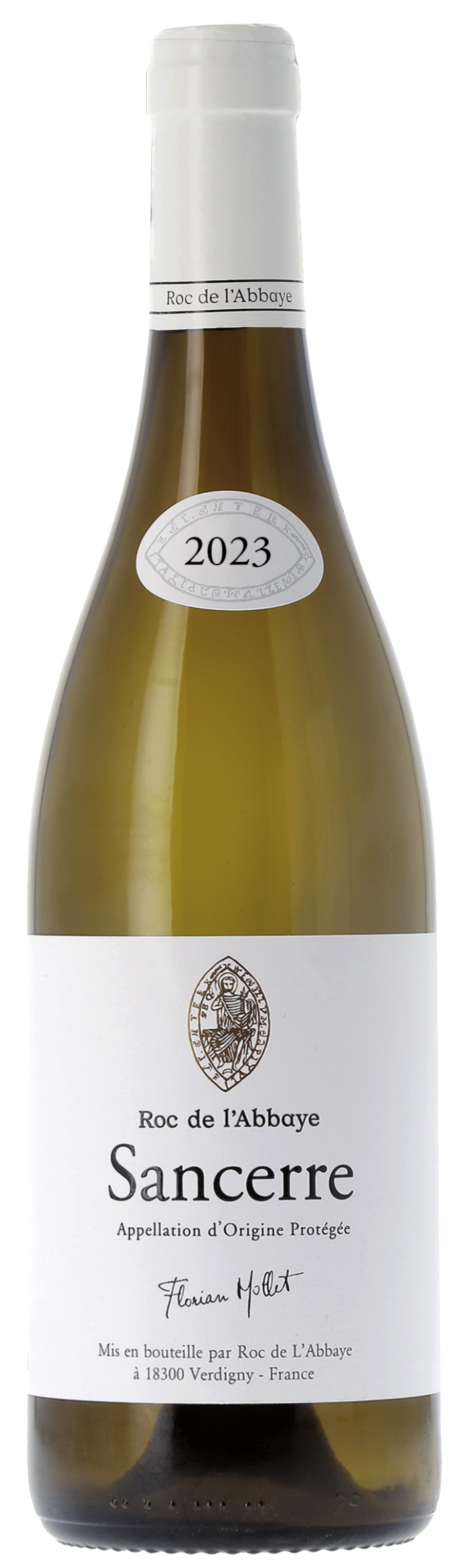 Roc de l'Abbaye Sancerre 2023  Front Bottle Shot