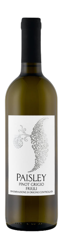 Paisley Pinot Grigio 2023  Front Bottle Shot