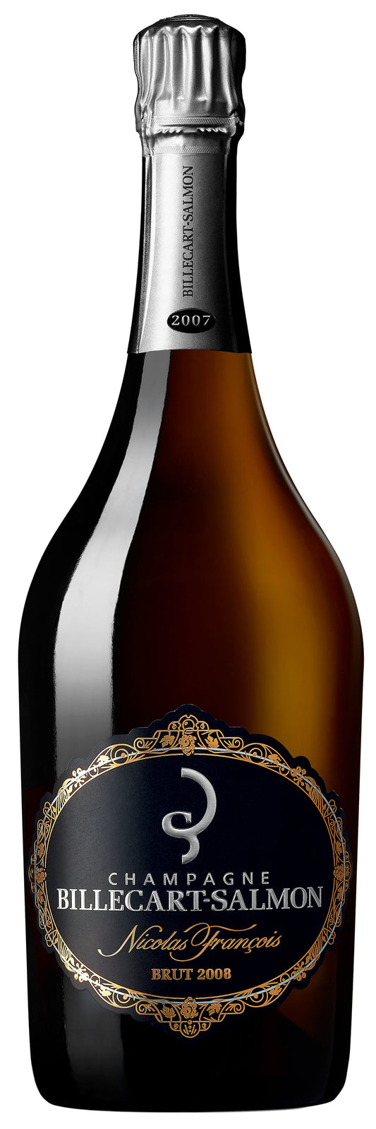 Billecart-Salmon Cuvee Nicolas Francois Brut (1.5 Liter Magnum) 2008  Front Bottle Shot