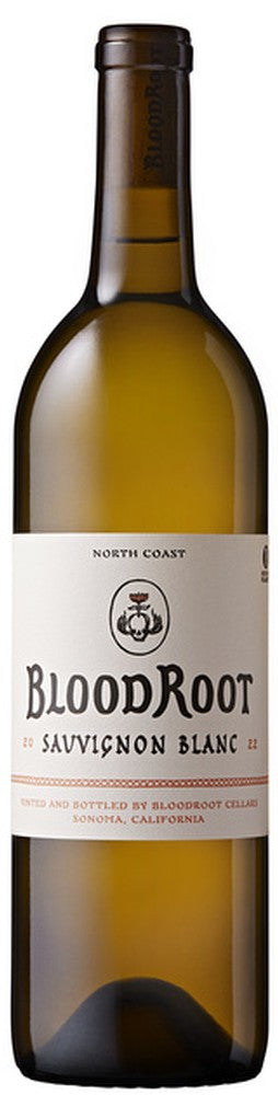 BloodRoot Sauvignon Blanc 2022  Front Bottle Shot