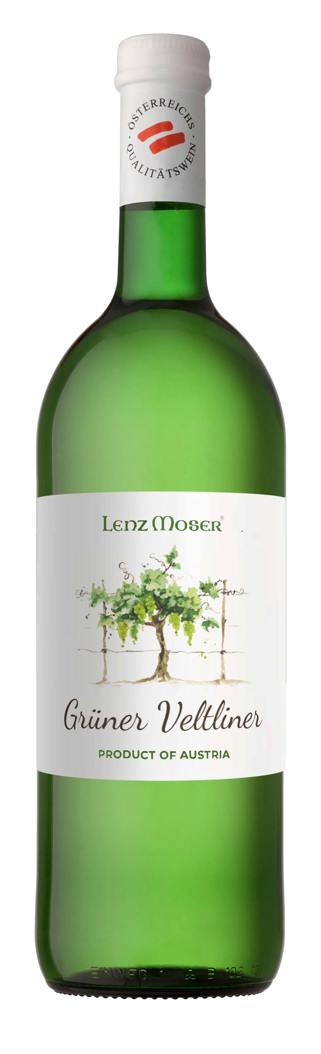 Lenz Moser Gruner Veltliner (1 Liter) 2022  Front Bottle Shot