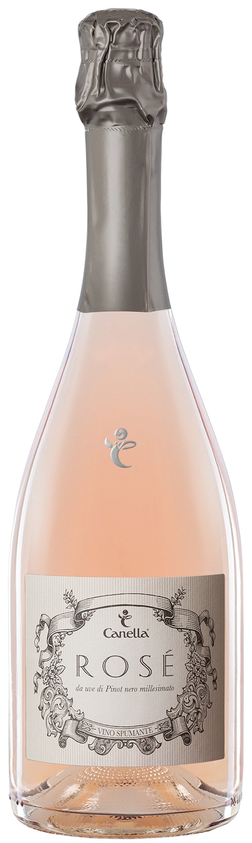 Canella Brut Rose Front Bottle Shot