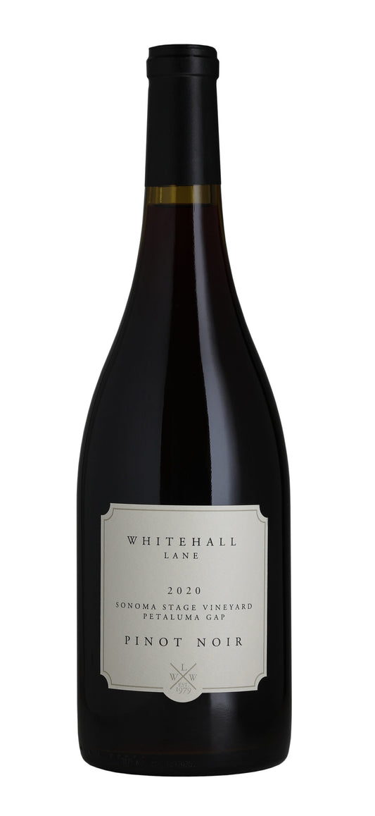 Whitehall Lane Sonoma Stage Vineyard Pinot Noir 2020  Front Bottle Shot